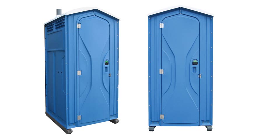 Long-term porta potty units on site in Yonkers, New York State